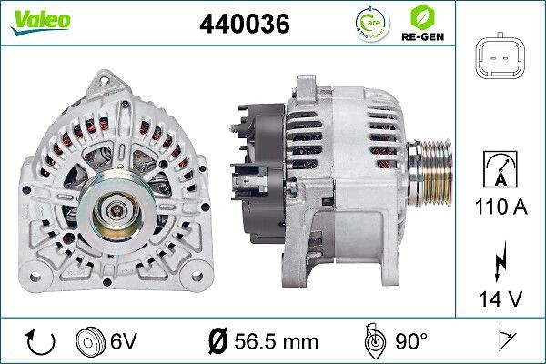 Alternatore VALEO 440036 VALEO 440036 costo Alternatore Dacia LOGAN 2005