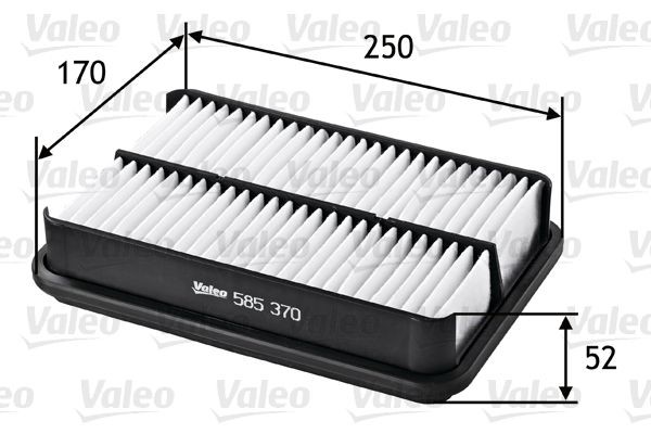 VALEO Luchtfilter 585370 Toyota C-HR Luchtfilter VALEO 585370