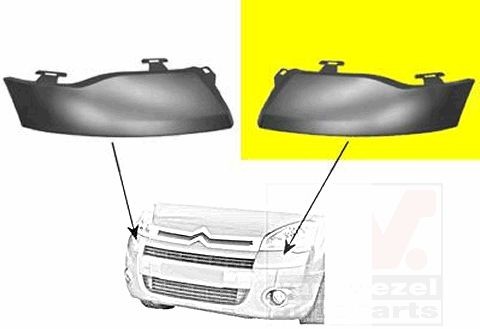 VAN WEZEL Radiator grill 0905511 VAN WEZEL 0905511 Voor-grill Citroen Jumper 250 Van prijs