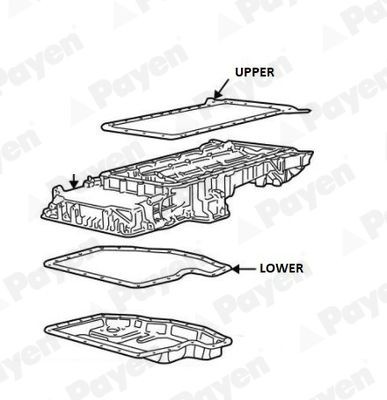 PAYEN Tihend,õlivann JH5115 Karteri tihend PAYEN X3 JH5115 odav