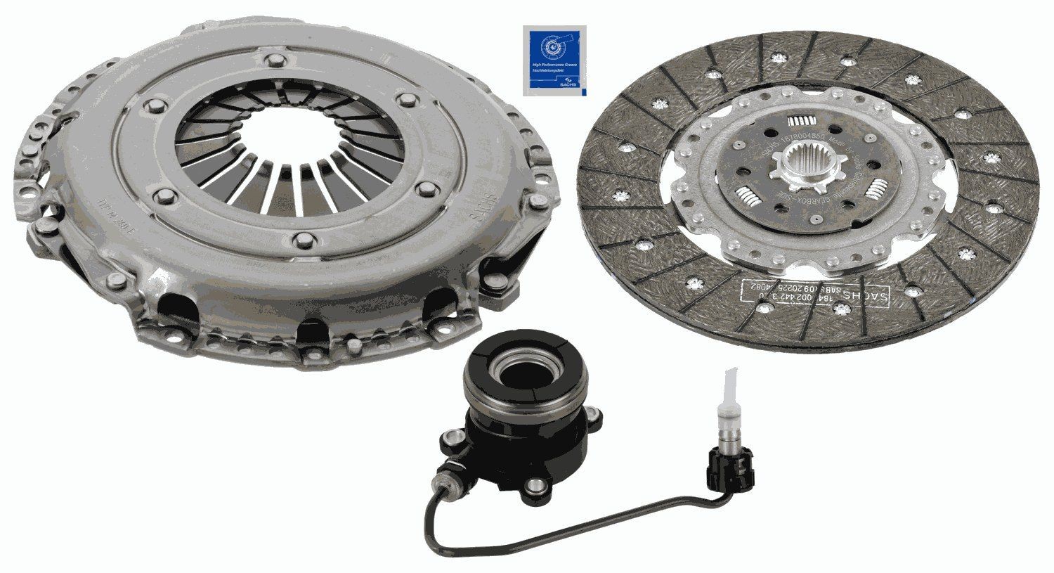 SACHS Σετ συμπλέκτη 3000 990 264 SACHS 3000990264 Αγωνιστικός συμπλέκτης Opel Vectra C Z02 Sedan τιμες