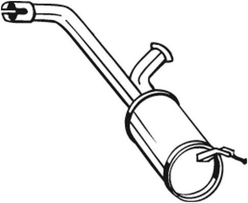 BOSAL Uitlaat middendemper 135-095 BOSAL 135-095 Tussendemper CITROËN C1 I goedkoop