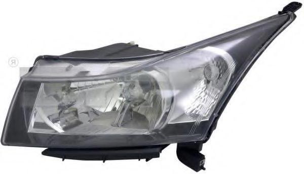Forlygte TYC 20-12940-05-2 TYC 20-12940-05-2 Forlygte CHEVROLET SILVERADO 2019