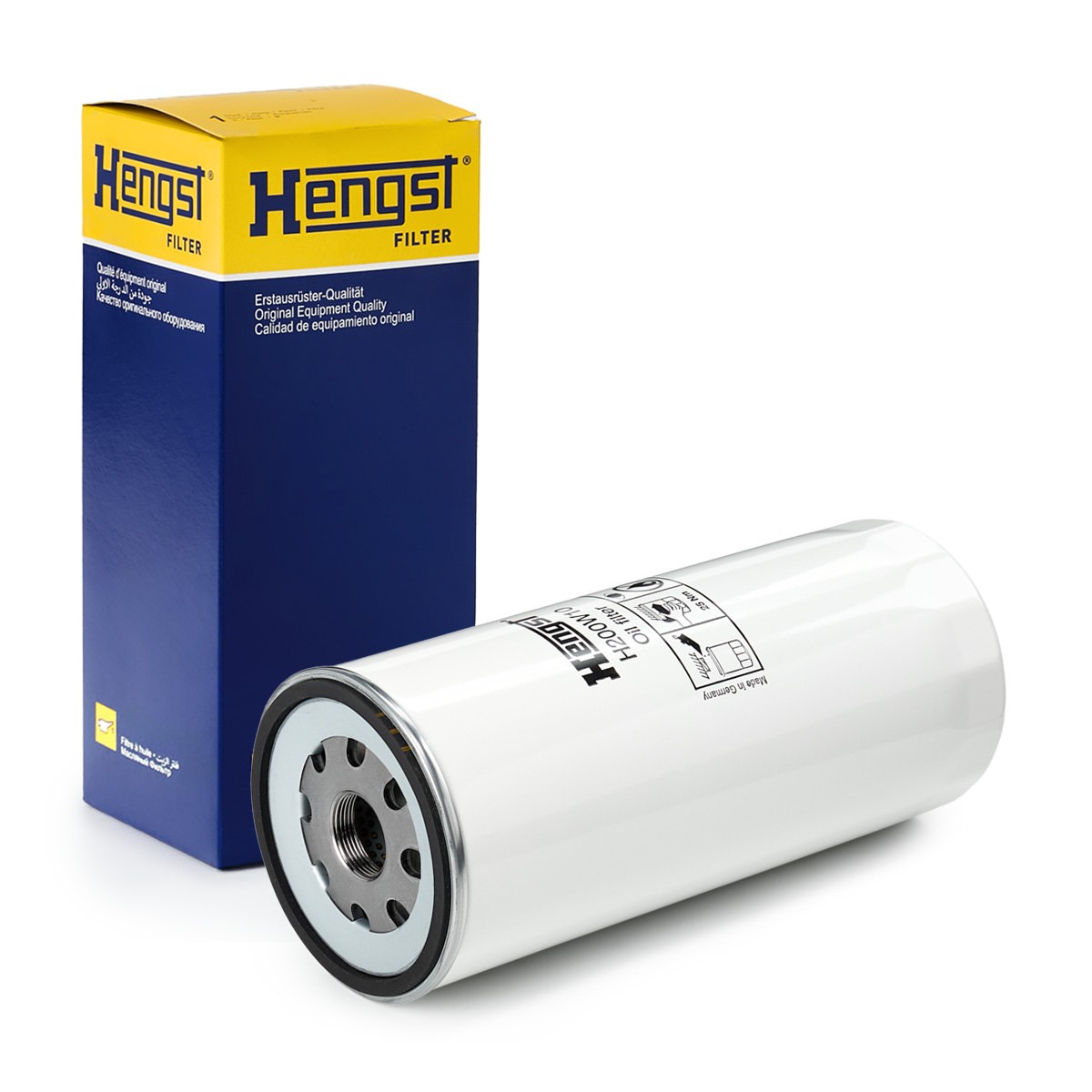 HENGST FILTER Oljefilter H200W10 Oljefilter HENGST FILTER V50 H200W10 billige