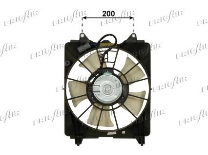 FRIGAIR Ventilador de radiador 0519.2011 0519.2011 Ventoinha HONDA CONCERTO FRIGAIR