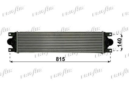 FRIGAIR Intercooler 0709.3020 Radiator intercooler FRIGAIR Opel OMEGA 0709.3020