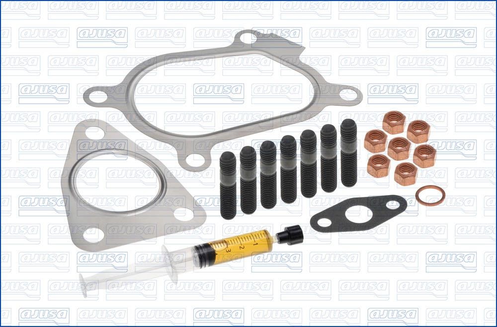 AJUSA Σετ τοποθέτησης, φορτιστής JTC11238 AJUSA JTC11238 Φλάντζα υπερπληρωτή καυσαερίων Renault ESPACE γνήσια
