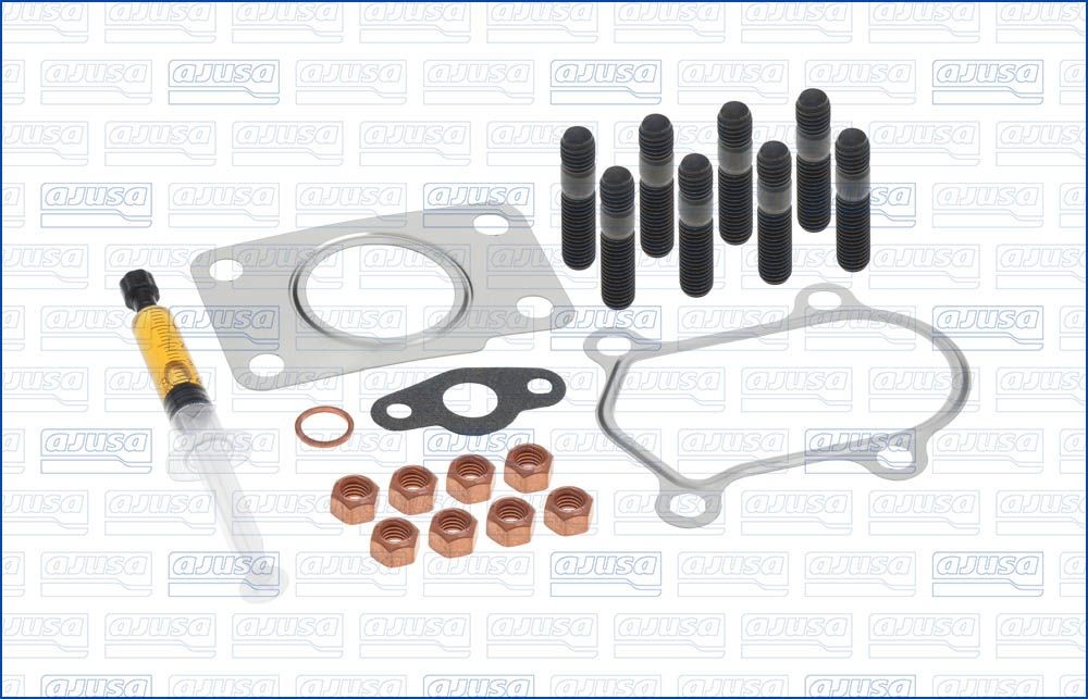 AJUSA Kit de montagem, turbocompressor JTC11302 JTC11302 Kit de montagem sistema de escape IVECO MASSIF AJUSA