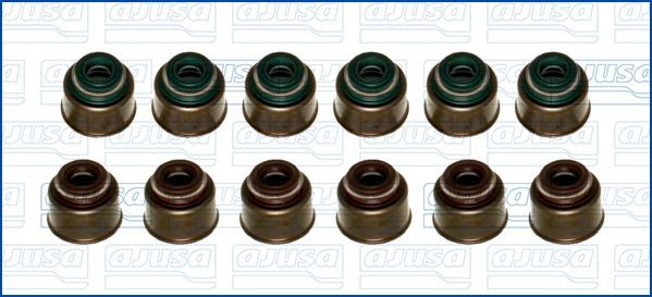 AJUSA Pakningssett, ventilstamme 57047100 AJUSA 57047100 Ventiltetninger Citroën C1 originale