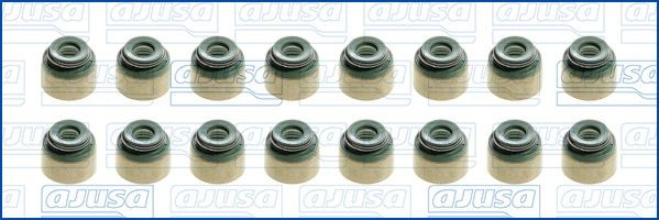 AJUSA Pakningssett, ventilstamme 57049600 Ventiltetning AJUSA Suzuki SWIFT 57049600