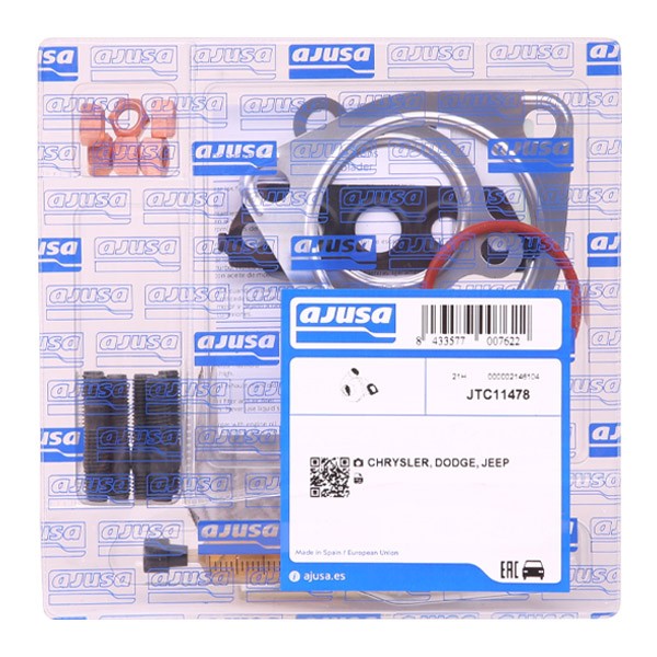 AJUSA Kit de montagem, turbocompressor JTC11478 AJUSA JTC11478 Kit de montagem turbocompressor Citroën JUMPY originais