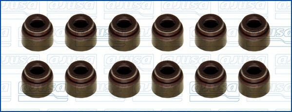 AJUSA Kit guarnizioni, Stelo valvola 57040400 AJUSA 57040400 Gommini valvole Nissan Patrol K260 originale prezzo