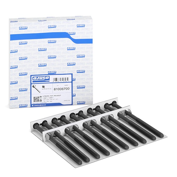 Jogo de parafusos da cabeça do motor AJUSA 81006700 AJUSA 81006700: Parafuso da cabeça do motor Peugeot 405 2019