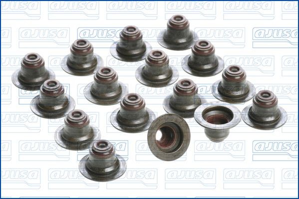 AJUSA Pakningssett, ventilstamme 57051600 AJUSA 57051600 originale Ventiltetninger Lacetti Hatchback hva koster