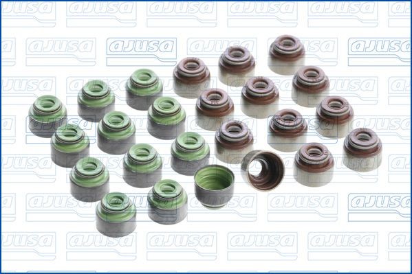 AJUSA Σετ στεγανοπ., στέλεχος βαλβίδας 57057400 Τσιμούχες βαλβίδων AJUSA ELF 57057400 φθηνά