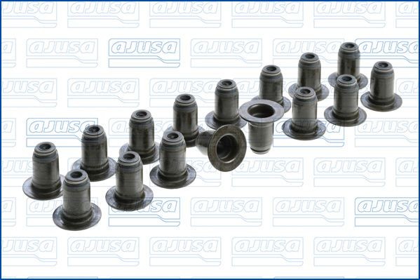 AJUSA Packningssats, ventiler 57063800 AJUSA 57063800 Ventiltätning Hyundai Santa FE DM