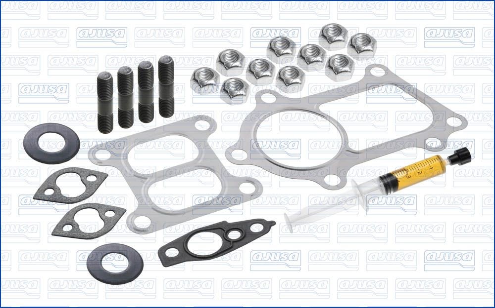 AJUSA Kit montaggio turbocompressore JTC11165 AJUSA JTC11165 Kit montaggio impianto gas scarico TOYOTA Aygo X (AB70) originale prezzo