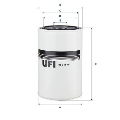 UFI Hüdraulikafilter, roolimine 80.016.00 Roolitfilter UFI Mercedes-Benz 124. Seeria 80.016.00