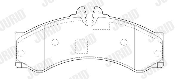 JURID Kit pastiglie freni 2915309560 2915309560 Pastiglie freno sportive JURID Volkswagen TOURAN costo