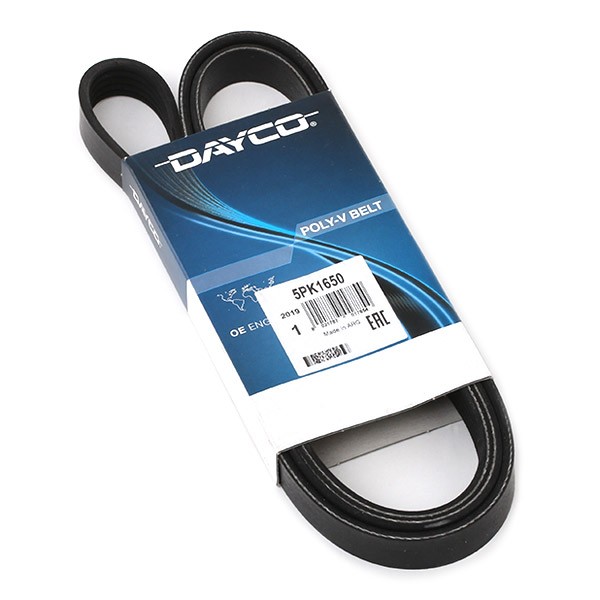 DAYCO Multirem 5PK1650 DAYCO 5PK1650 generatorrem Hyundai i40 VF pris
