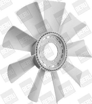 BERU Ventilatorhjul, motorkøling LR027 LR027 Ventilatorhjul, motorkøling BERU MERCEDES-BENZ 190