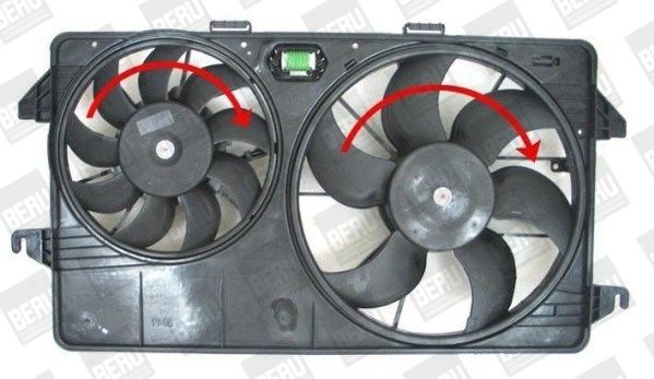 BERU Køleventilator LE727 LE727 Køleventilator MERCEDES-BENZ T1 Bus BERU