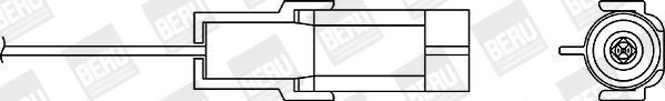 BERU Sonda lambda OZU015 OZU015 Lambda sensor SUZUKI BALENO BERU