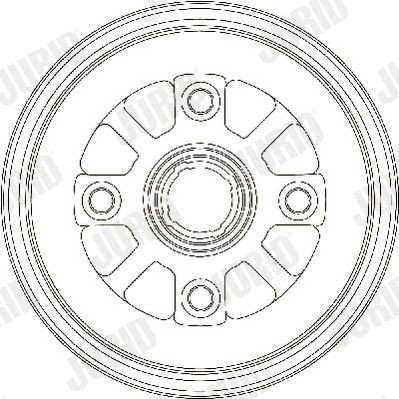 JURID Brzdový bubon 329179J JURID 329179J Brzdový bubon Mazda 626 Hatchback lacné