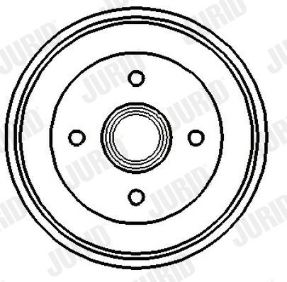 JURID Bremsetromle 329197J 329197J Bremsetromler JURID FORD PUMA