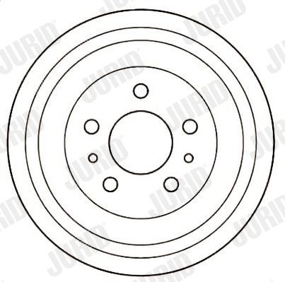 JURID Bremsetrommel 329223J Bremsetrommel JURID Renault CLIO 329223J
