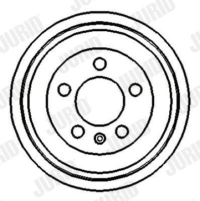 JURID Bremsetrommel 329253J Bremsetrommel JURID AUDI 329253J