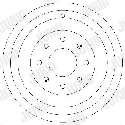 JURID Tambour de frein 329261J Opel TIGRA Tambour de frein JURID 329261J