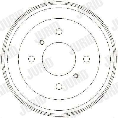 JURID Tamburo freno 329266J 329266J costo Tamburo freno NISSAN NAVARA JURID