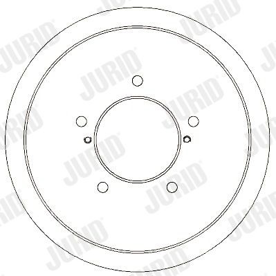 JURID Bremsetrommel 329310J Bremsetrommel JURID LJ 80 329310J billige