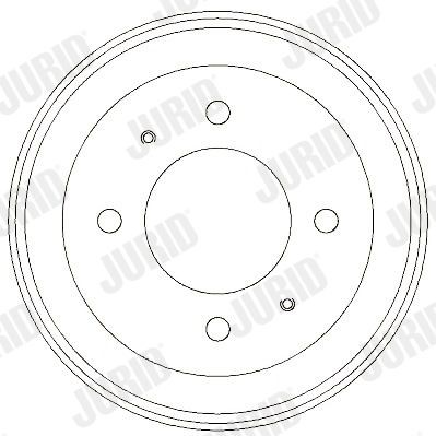 JURID Tambour de frein 329319J Tambour de frein HYUNDAI JURID 329319J