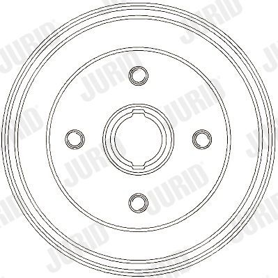 JURID Bremsetrommel 329330J Bremsetrommel JURID Toyota VERSO S 329330J