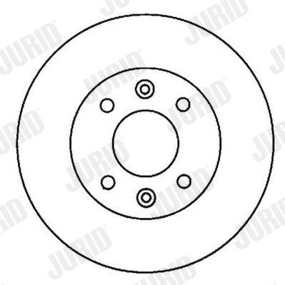 JURID Remschijf 561334JC JURID 561334JC Remschijf Fuego Hatchback originele prijs