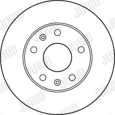 Disque de frein JURID 562153JC JURID 562153JC Disques LAND ROVER FREELANDER 2004