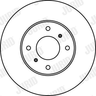 Disco de travão JURID 562232JC JURID 562232JC Discos de freio NISSAN ALMERA 2024