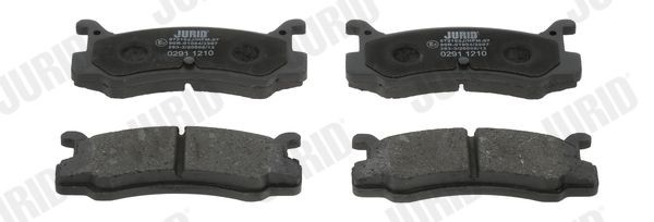 JURID Piduriklotsid 572162J JURID 572162J Pidurikattekomplekt, ketaspidur MAZDA 323 II Hatchback (BD) odav