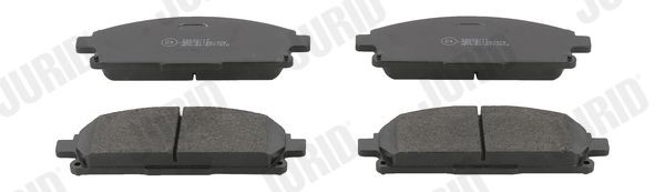 Brake pad set JURID 572466J JURID 572466J 2003 NISSAN SERENA brake pads replacement
