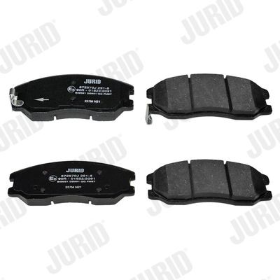 JURID Plaquettes de frein 572570J Plaquette de frein sport JURID ASCONA 572570J pas cher