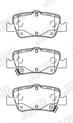 JURID Remblokken 572601J 572601J Remblokken JURID TOYOTA VERSO S