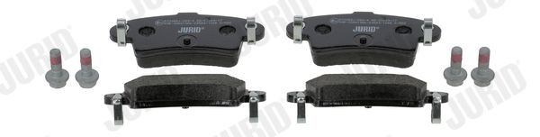 JURID Brake pad set 573055J 573055J JURID brake pads NISSAN JUKE
