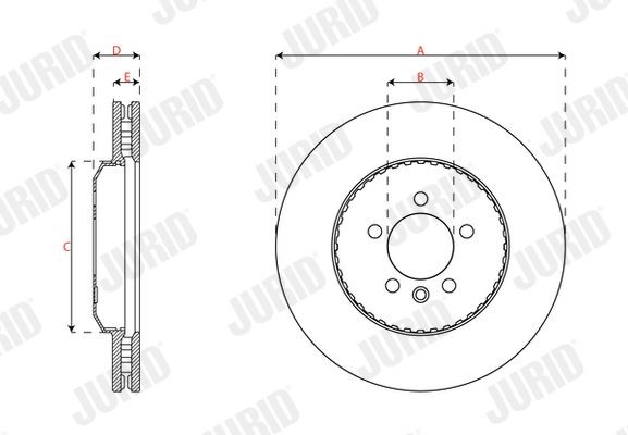 JURID Σετ βοηθ. εξαρτημάτων, σιαγόνες φρένου 771093J 771093J Σετ βοηθητικα εξαρτημάτων σιαγόνες φρένου MAZDA MX-5 JURID