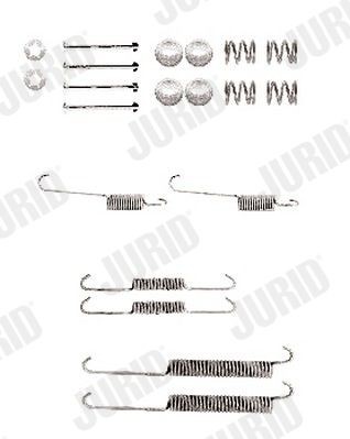 JURID Ledd, longitudinalbølge 8369036002 Hardykobling MERCEDES-BENZ JURID 8369036002