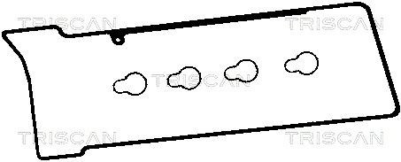 TRISCAN Kit guarnizioni, Copritestata 515-4189 515-4189 TRISCAN Guarnizione punterie prezzo