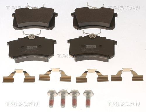 TRISCAN Kit pastiglie freni 8110 10544 8110 10544 costo Pastiglie dei freni TRISCAN PEUGEOT 508