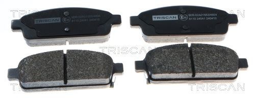 TRISCAN Bremseklodser 8110 24041 Sports bremseklodser TRISCAN CHEVROLET 8110 24041