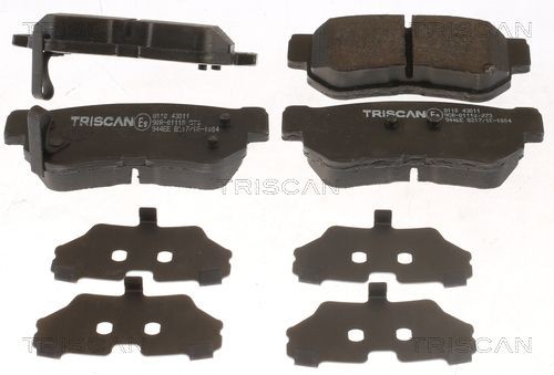 TRISCAN Bremseklodser 8110 43011 Bremseklodser TRISCAN Kia SORENTO 8110 43011